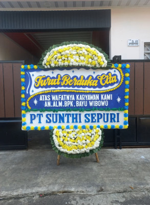 Papan Bunga Duka di Jangka